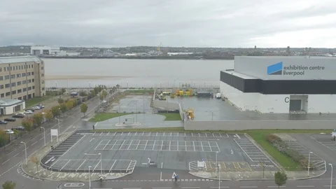 Liverpool Albert Dock &amp; Arena Stock Footage 102431648