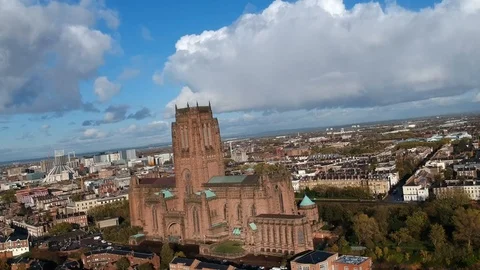 Liverpool Cathedral Stock Footage 97926352