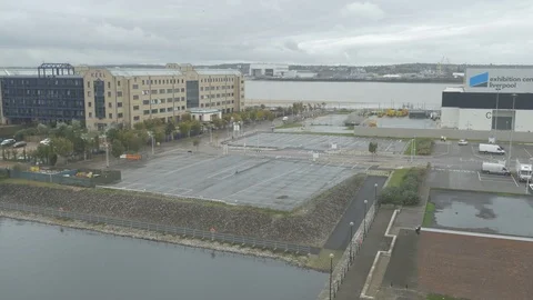 Liverpool Dock Redevelopment Stock Footage 102431817