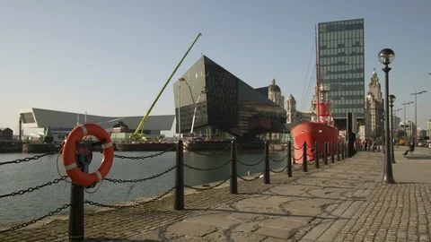 Liverpool Harbor Video stock 85552199