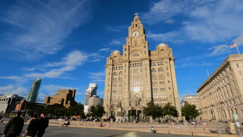 Liverpool Hyperlapse Stock Footage 171918140