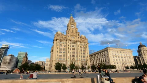 Liverpool Hyperlapse Stock Footage 171938252