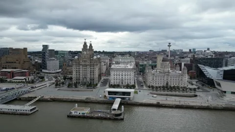 Liverpool Waterfront Stock Footage 247070229