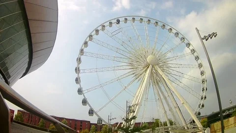 Liverpool Wheel Stock Footage 77576091