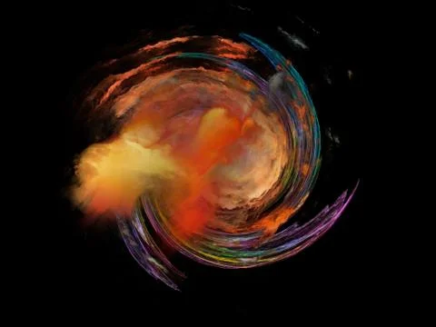 The Living Elements Stockillustratie