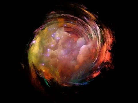 The Living Elements Illustrazione stock