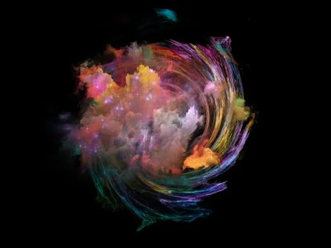 The Living Elements Stockillustratie