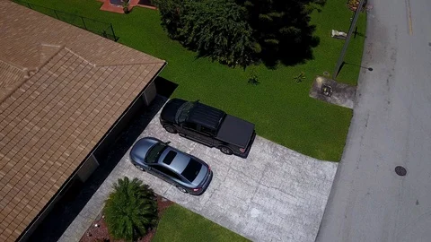 Living Home For Work Drone View Stock Footage 89690880