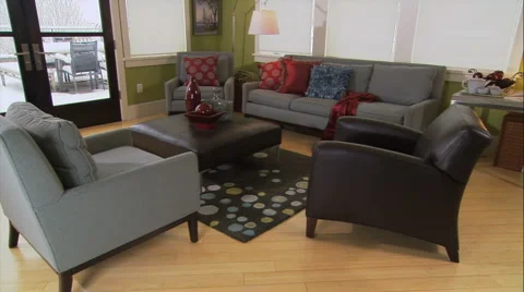 Living Room 01 库存影片 2877421
