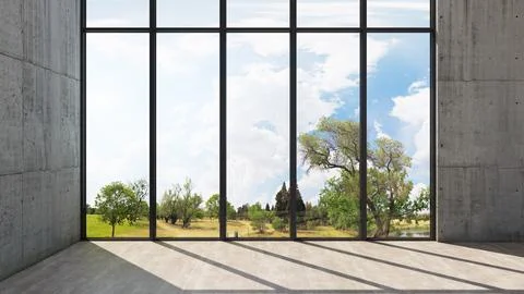 Living room 3d render Stock Illustration