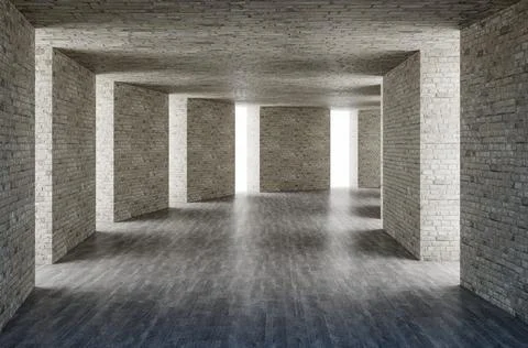 Living room 3d render Stock Illustration