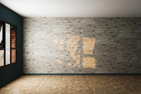 Living room 3d render Stock Illustration