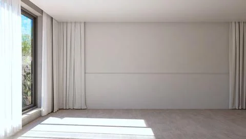 Living room 3d render Stock Illustration