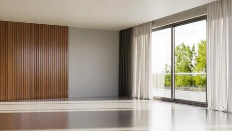 Living room 3d render Stock Illustration