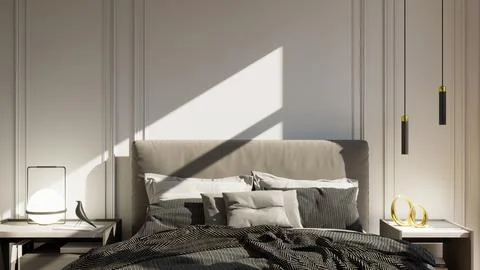 Living room 3d render Stock Illustration