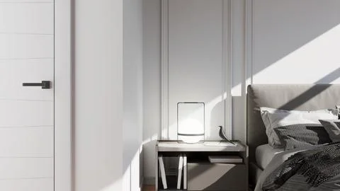 Living room 3d render Stock Illustration