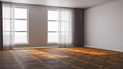 Living room 3d render Stock Illustration