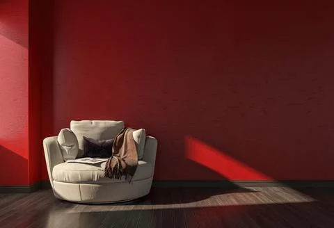 Living room 3d render Illustrazione stock