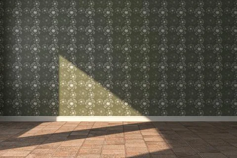 Living room 3d render Stock Illustration