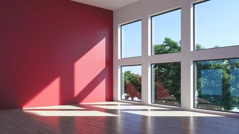 Living room 3d render Stock Illustration