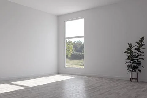 Living room 3d render Stock Illustration