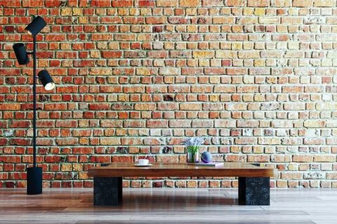 Living room 3d render Illustrazione stock