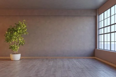 Living room 3d render Stock Illustration