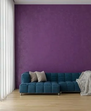 Living room 3d render Stock Illustration