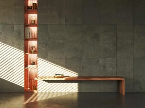 Living room 3d render Stock Illustration