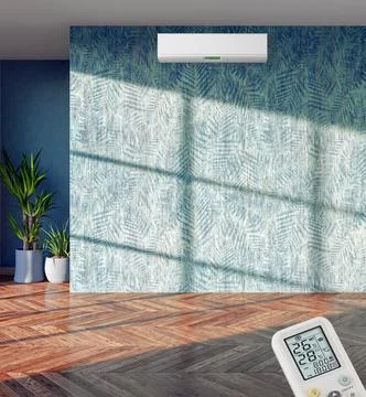 Living room 3d render Stock Illustration