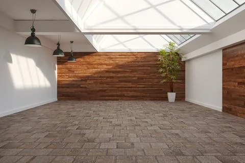 Living room 3d render Illustrazione stock