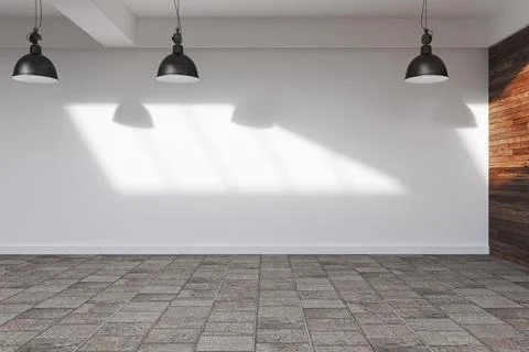 Living room 3d render Stock Illustration