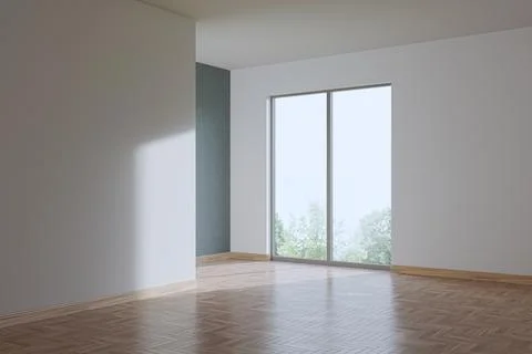 Living room 3d render Stock Illustration