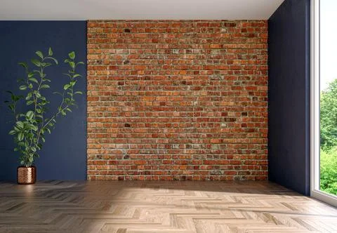 Living room 3d render Stock Illustration