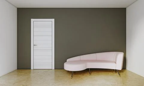 Living room 3d render Stock Illustration