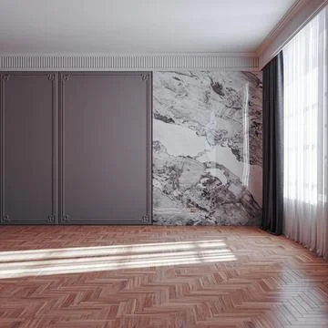 Living room 3d render Stock Illustration