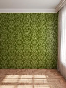 Living room 3d render Stock Illustration