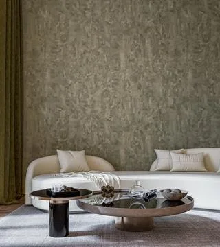 Living room 3d render Stock Illustration