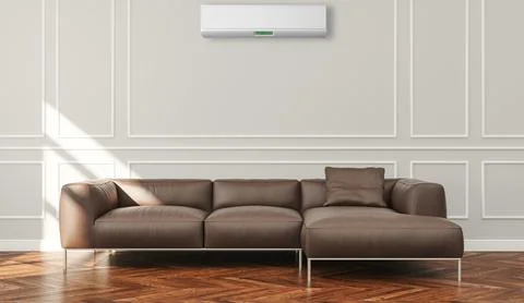 Living room 3d render Stock Illustration