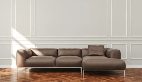 Living room 3d render Stock Illustration