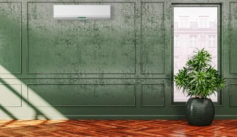 Living room 3d render Illustrazione stock