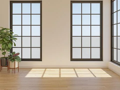 Living room 3d render Illustrazione stock