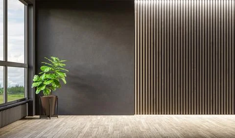 Living room 3d render Stock Illustration