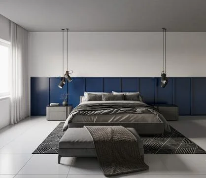 Living room 3d render Stock Illustration