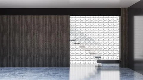 Living room 3d render Stock Illustration