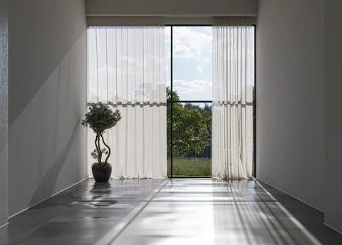 Living room 3d render Stock Illustration