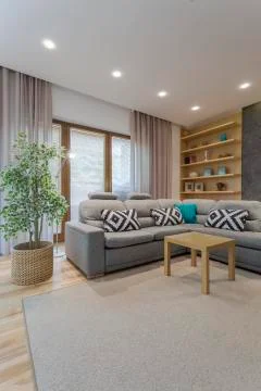 Living room connecting different patterns 스톡 사진