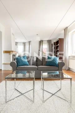 Living room designed for two Stock Photos