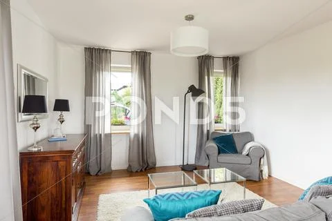 Living room in a good style Stock Photos