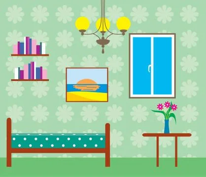 Living room Stock Illustration